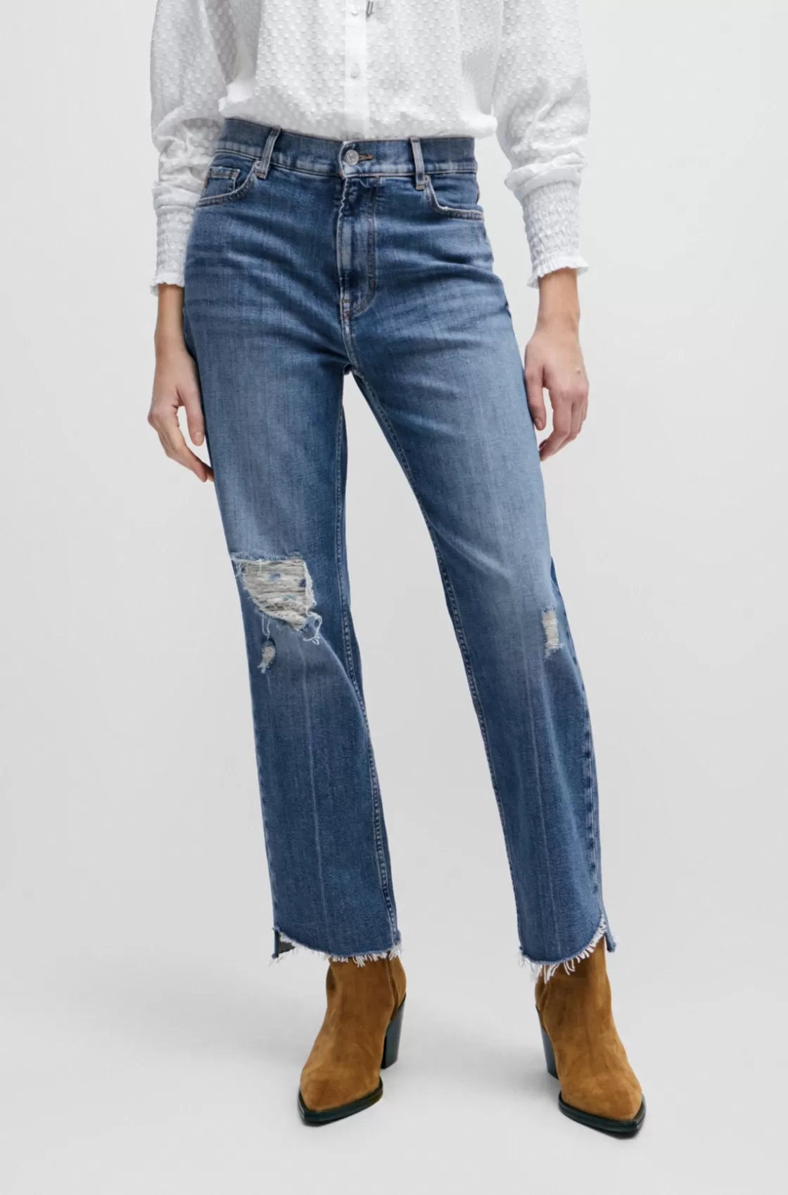 HUGO BOSS Slim-fit Jeans In Stretch Denim Blue Fashion