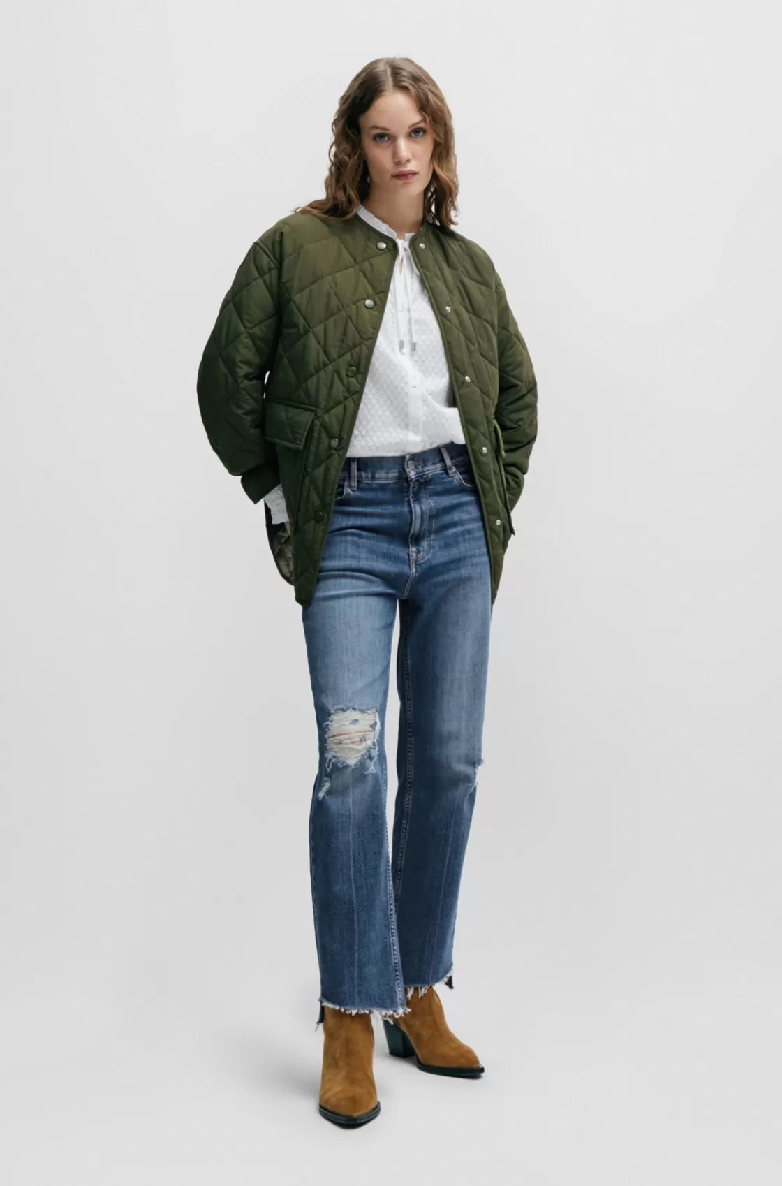HUGO BOSS Slim-fit Jeans In Stretch Denim Blue Fashion