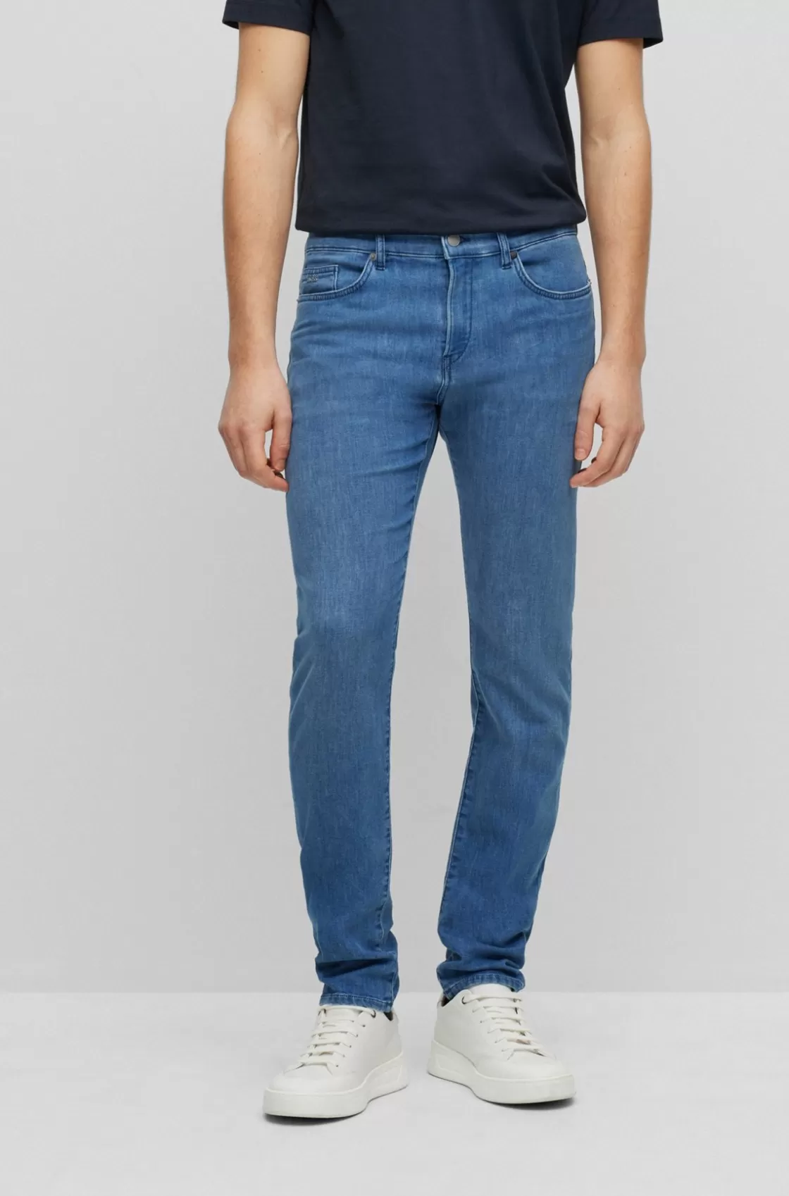 HUGO BOSS Slim-fit Jeans In Lightweight Blue Denim Turquoise Best Sale