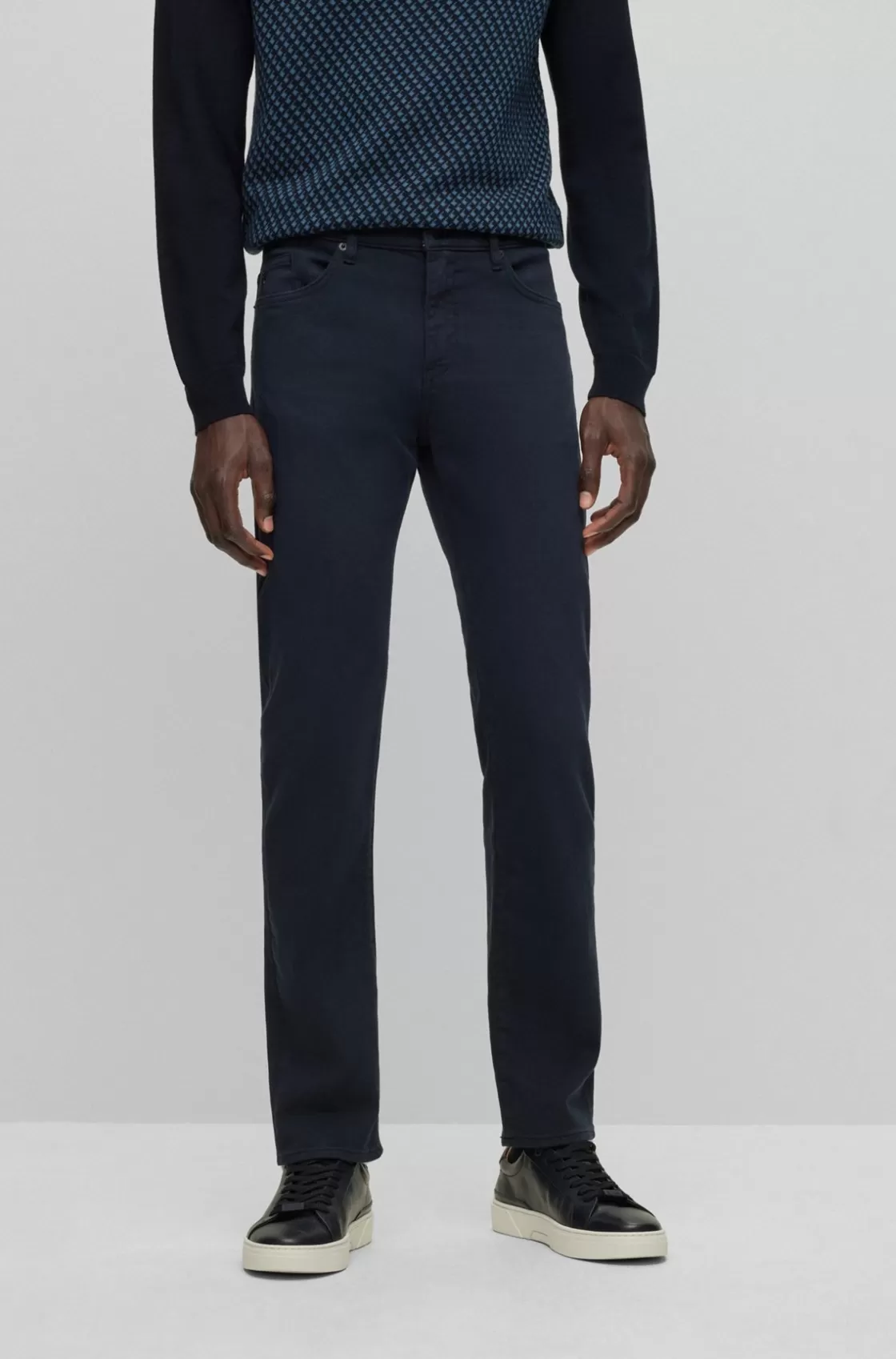 HUGO BOSS Slim-fit Jeans In Super-soft Italian Denim Dark Blue Sale