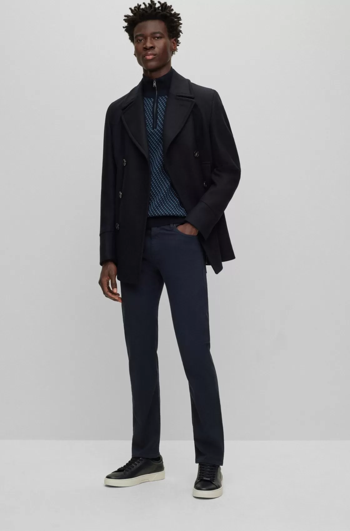 HUGO BOSS Slim-fit Jeans In Super-soft Italian Denim Dark Blue Sale