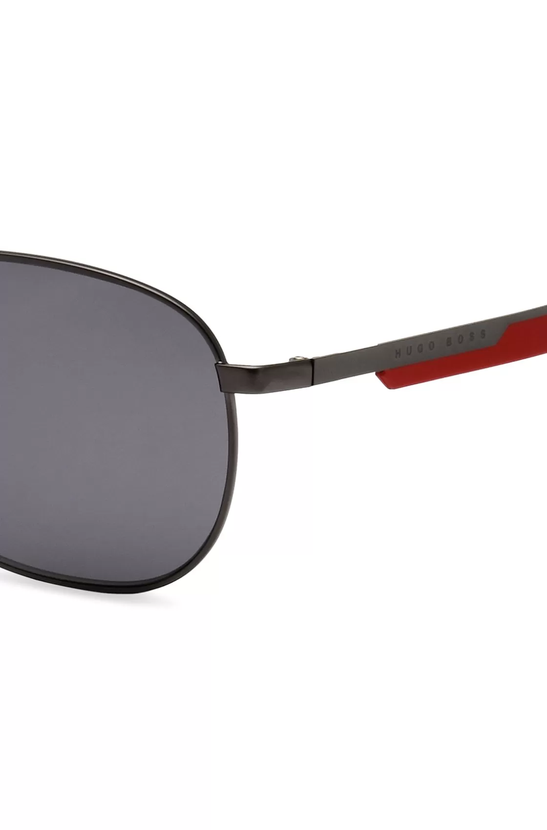 HUGO BOSS Sporty Metal Sunglasses With Mixed-material Temples Assorted-Pre-Pack Shop