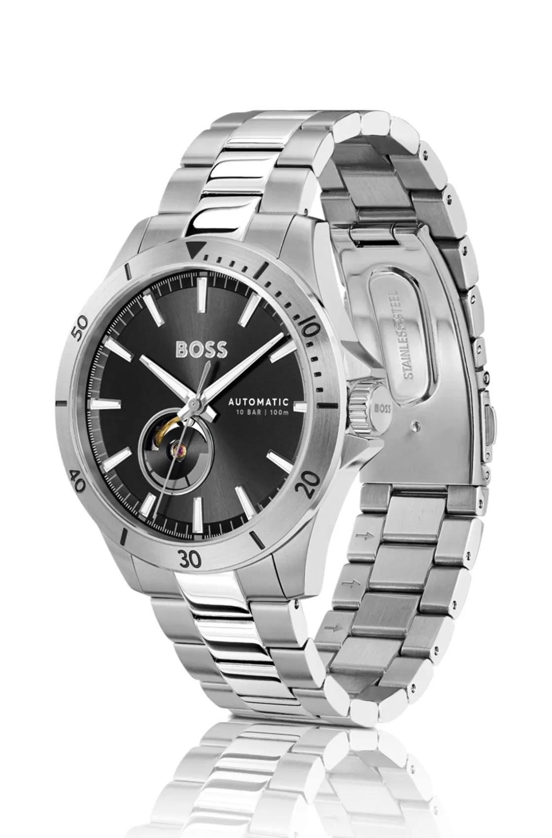 HUGO BOSS Stainless-steel Watch With Japanese Automatic Movement Assorted-Pre-Pack Cheap
