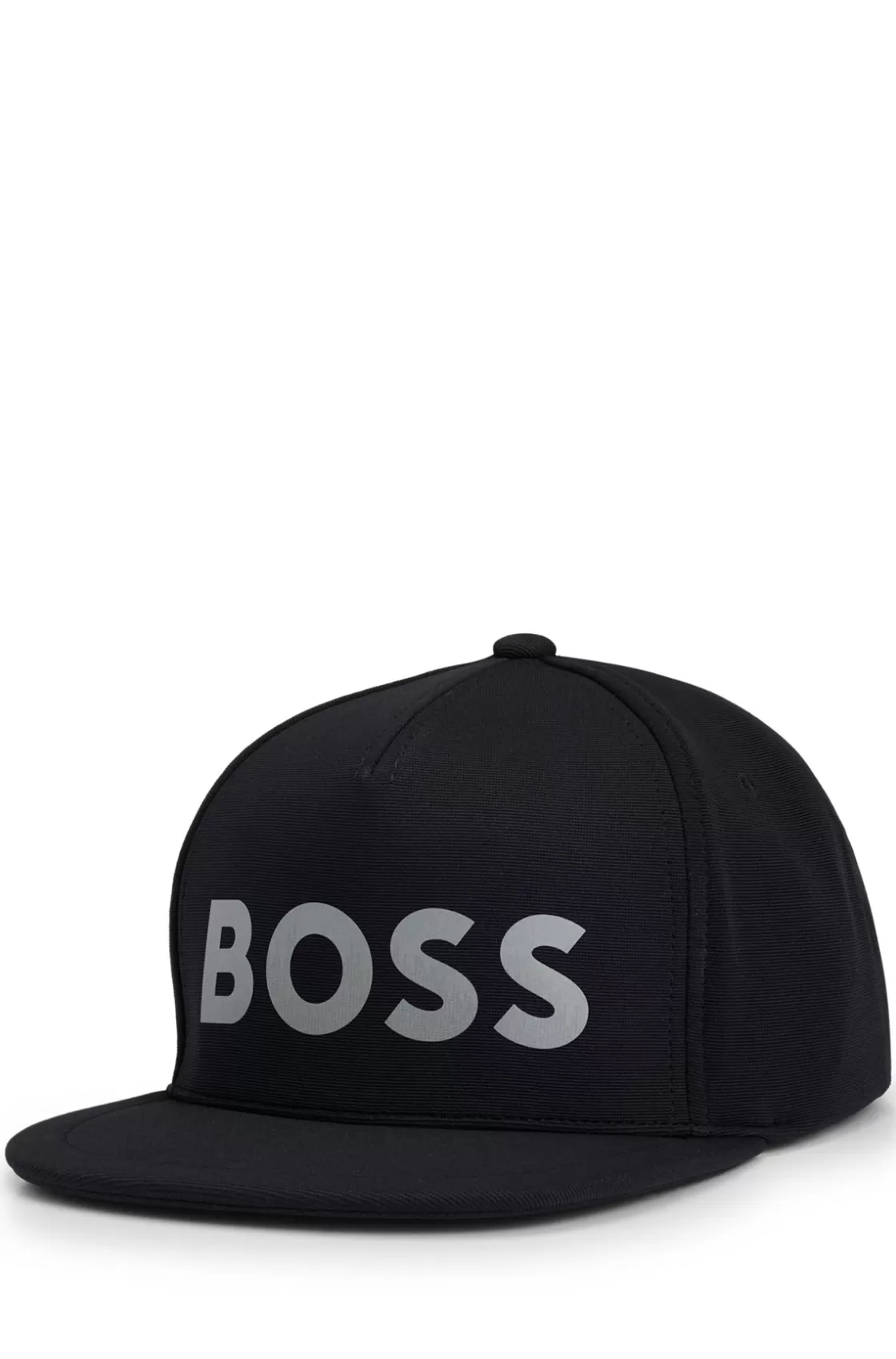 HUGO BOSS Stretch-jersey Cap With Decorative Reflective Logo Black Sale
