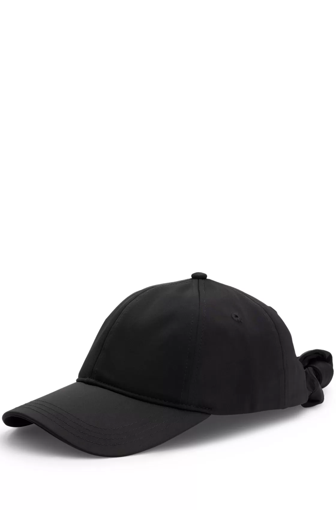HUGO BOSS Taffeta Cap With Satin Bow Closure Black Shop