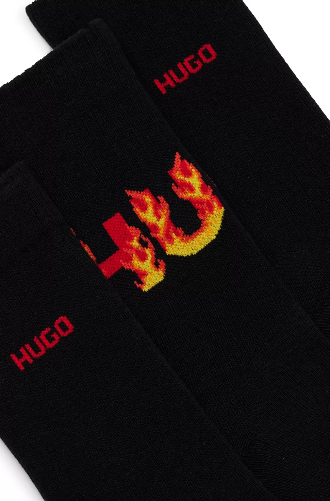 HUGO BOSS Three-pack Of Short-length Socks With Logo Details Black Best