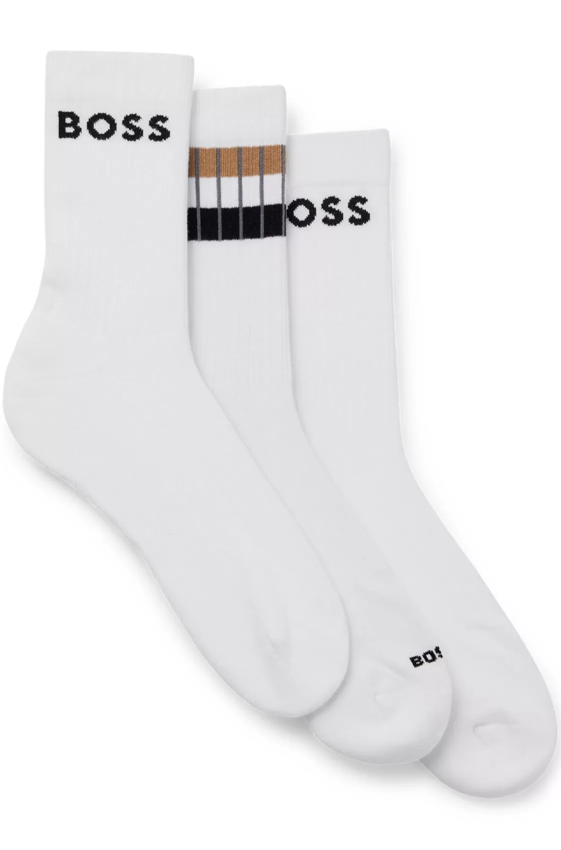 HUGO BOSS Three-pack Of Socks White Sale