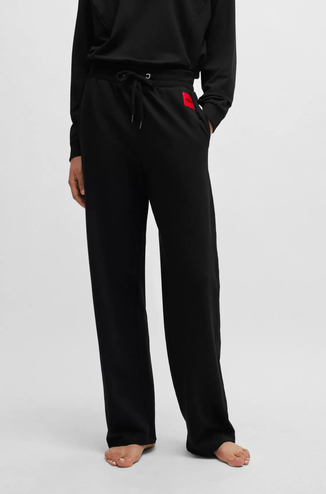 HUGO BOSS Tracksuit Bottoms With Logo Label Black Online