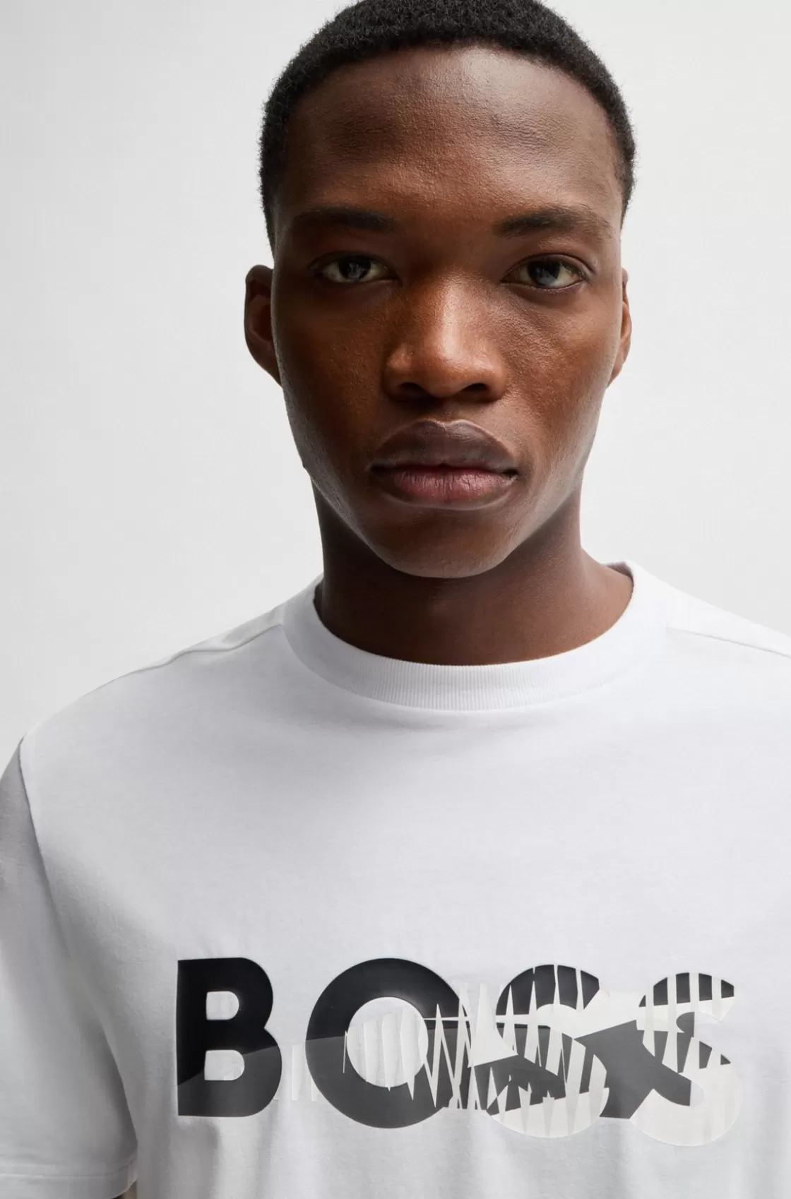HUGO BOSS T-shirt With Skate Artwork White Fashion