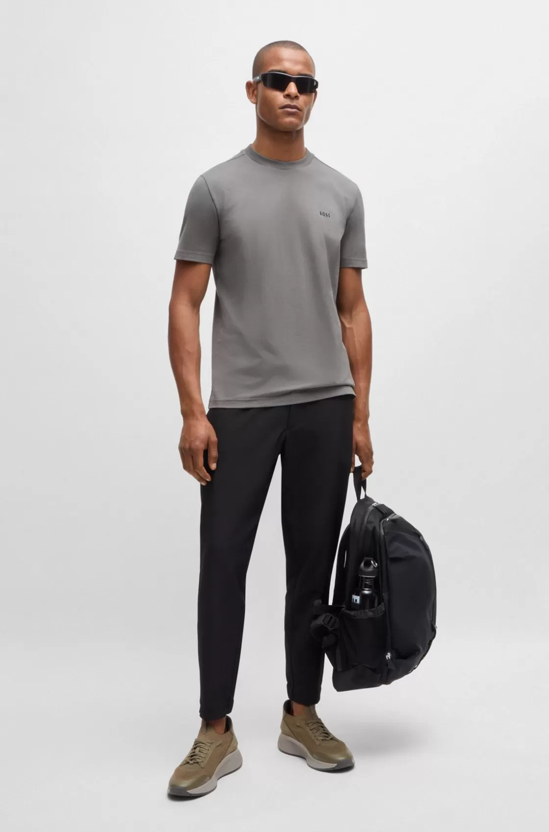 HUGO BOSS TTNM EVO Trainers With Knitted Uppers Dark Green Shop