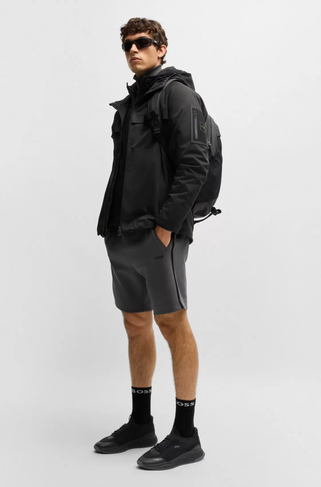 HUGO BOSS TTNM EVO Trainers With Knitted Uppers Black Cheap