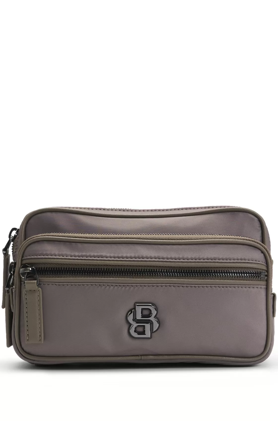 HUGO BOSS Twill Belt Bag With Double B Monogram Light Green Online