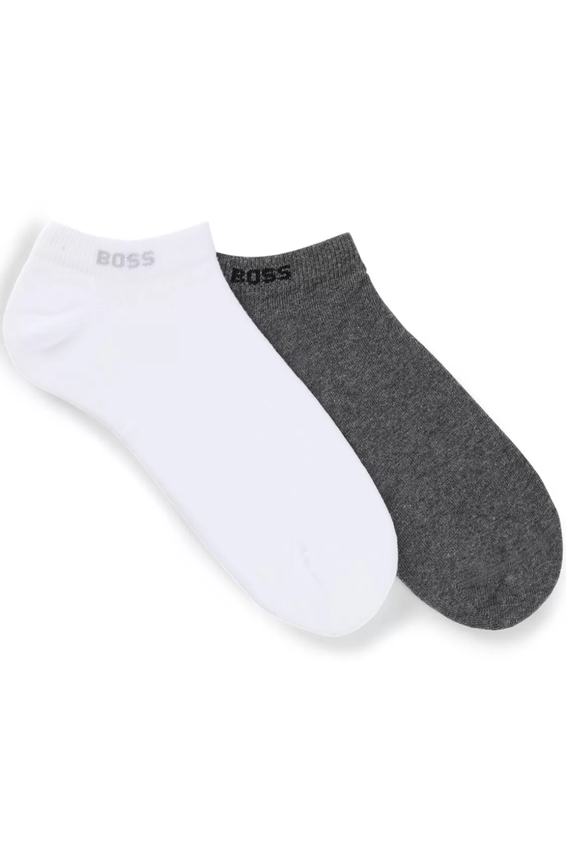 HUGO BOSS Two-pack Of Ankle Socks Grey Hot