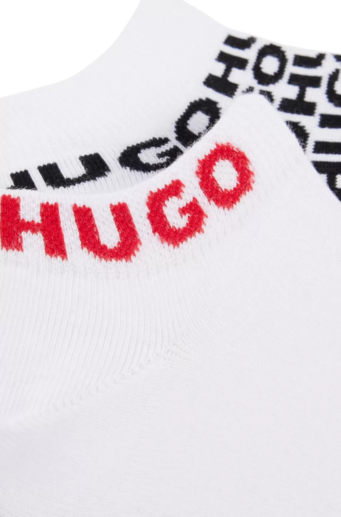 HUGO BOSS Two-pack Of Ankle Socks With Logos White Store