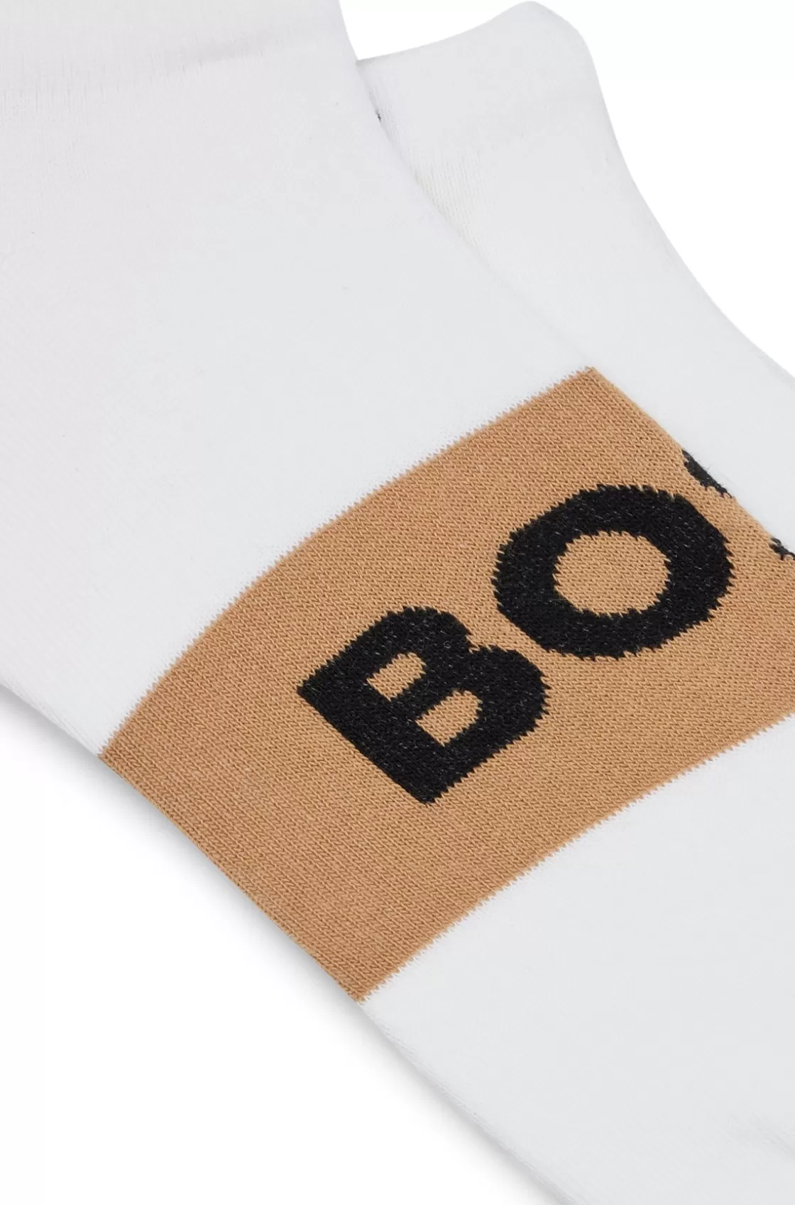 HUGO BOSS Two-pack Of Ankle-length Socks In Stretch Fabric White Fashion