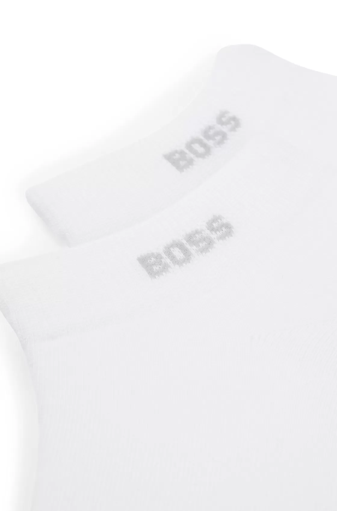 HUGO BOSS Two-pack Of Ankle-length Socks In Stretch Fabric White Shop