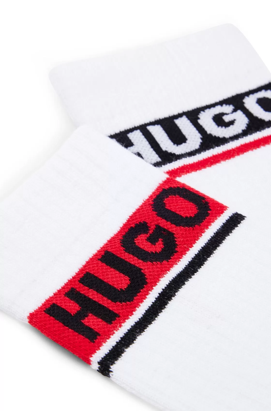 HUGO BOSS Two-pack Of Quarter-length Socks With Logo Details White Best