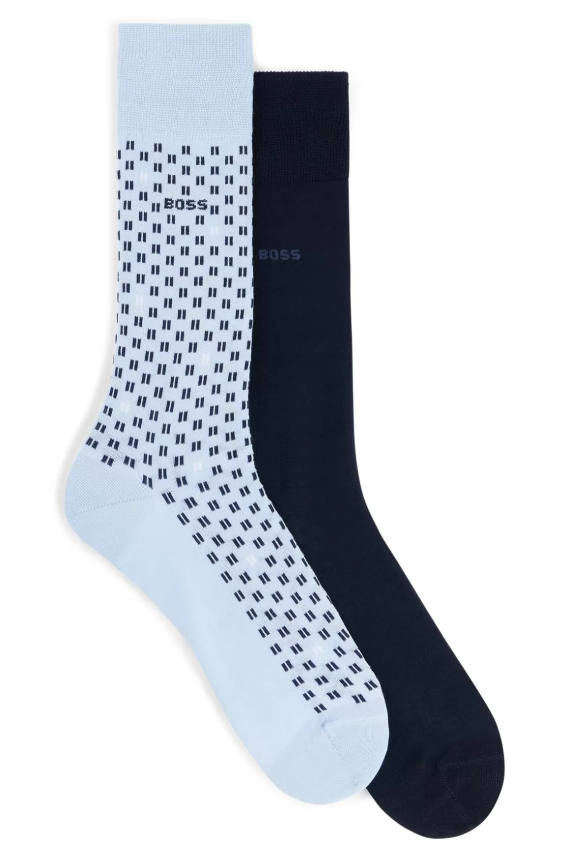 HUGO BOSS Two-pack Of Regular-length Socks Light Blue Outlet