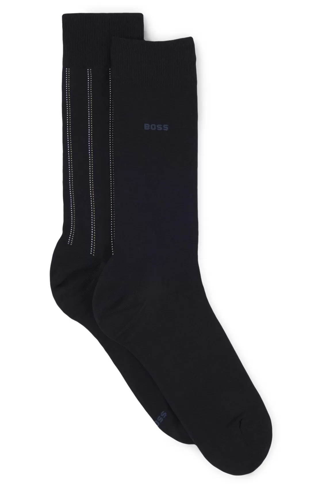 HUGO BOSS Two-pack Of Regular-length Socks Dark Blue Cheap