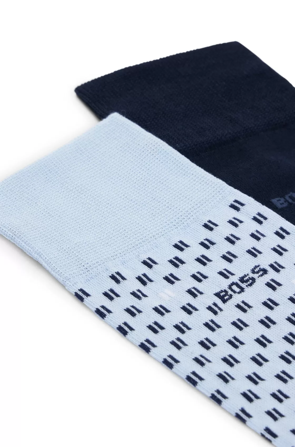 HUGO BOSS Two-pack Of Regular-length Socks Light Blue Outlet