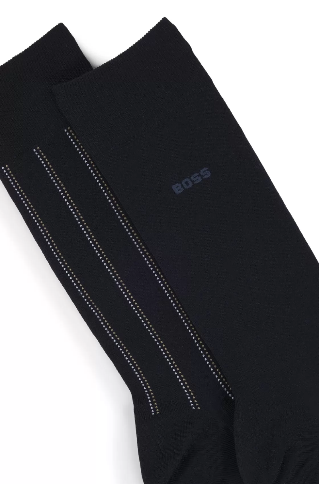 HUGO BOSS Two-pack Of Regular-length Socks Dark Blue Cheap