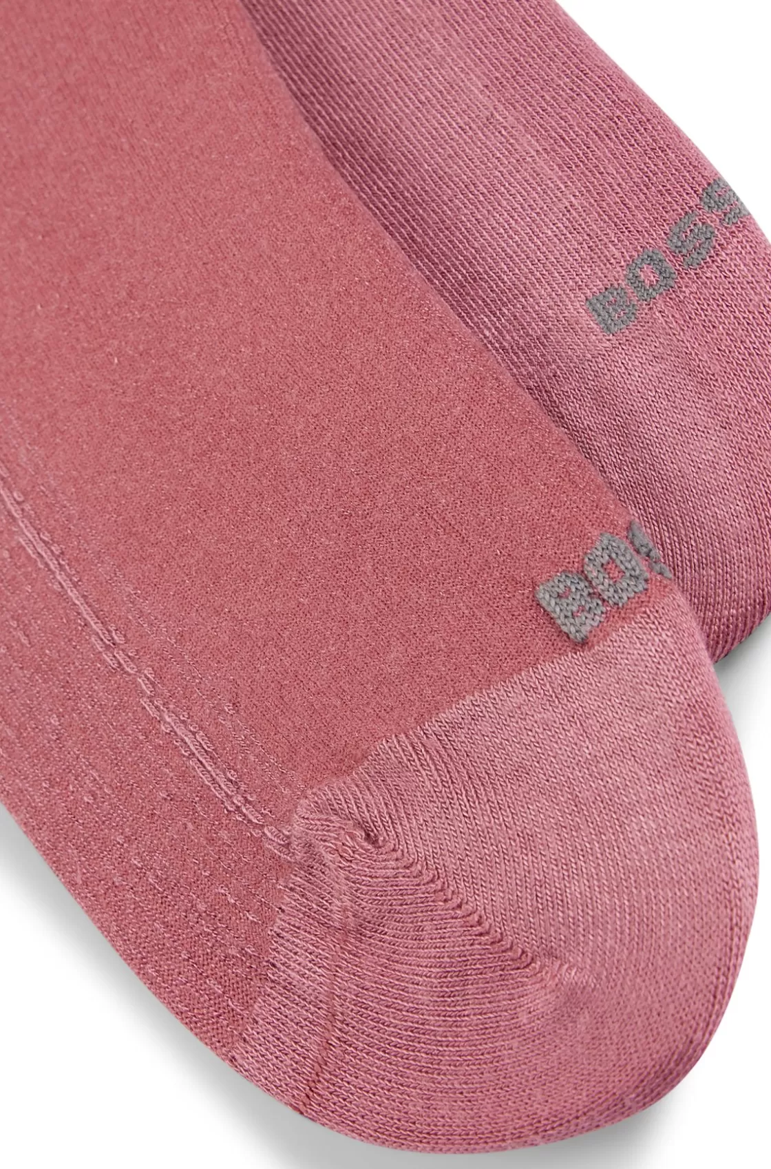 HUGO BOSS Two-pack Of Short-length Socks In Stretch Yarns Light Red Online