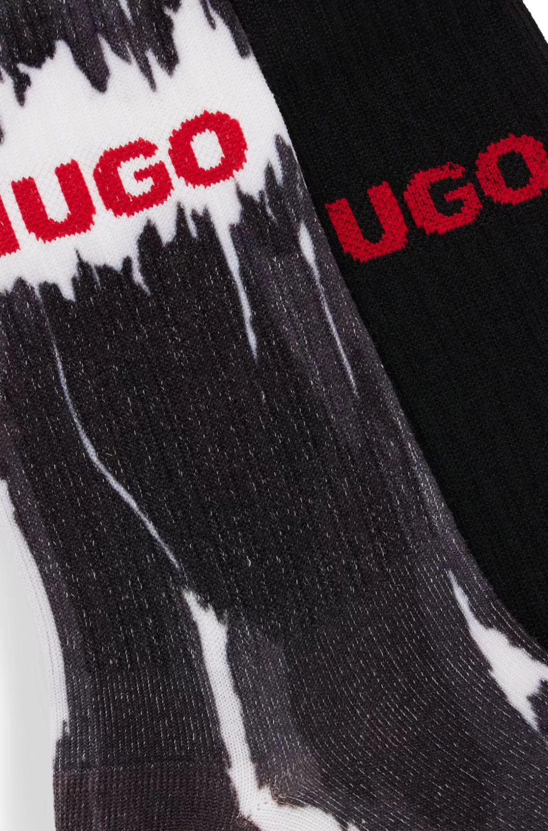 HUGO BOSS Two-pack Of Short-length Socks With Logo Details Black Discount