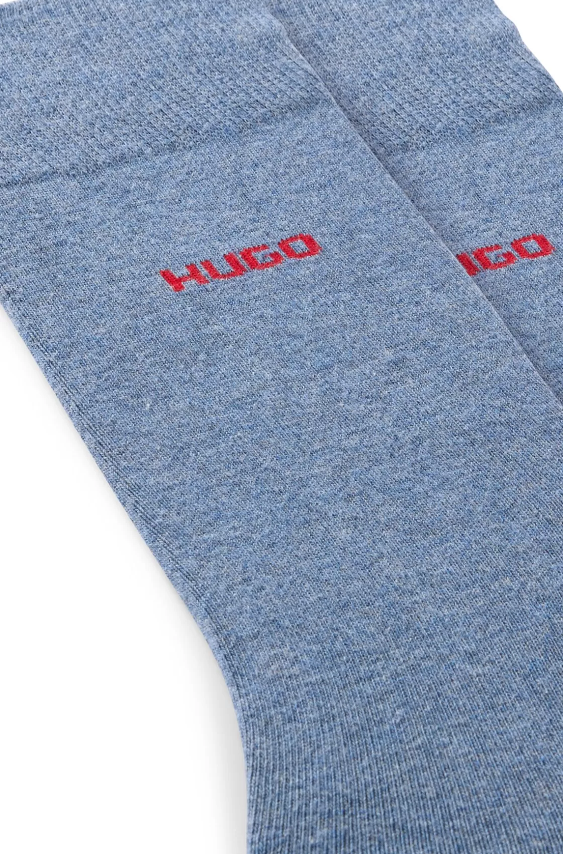 HUGO BOSS Two-pack Of Socks In Cotton Light Blue Online