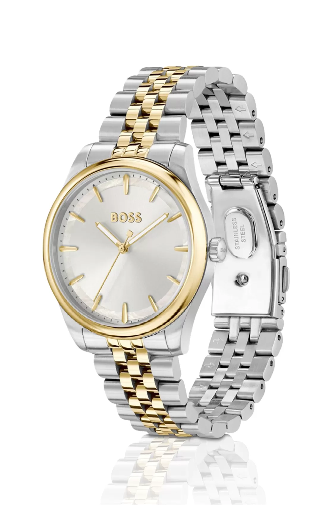 HUGO BOSS Two-tone Watch With Mother-of-pearl Inlay Assorted-Pre-Pack Flash Sale