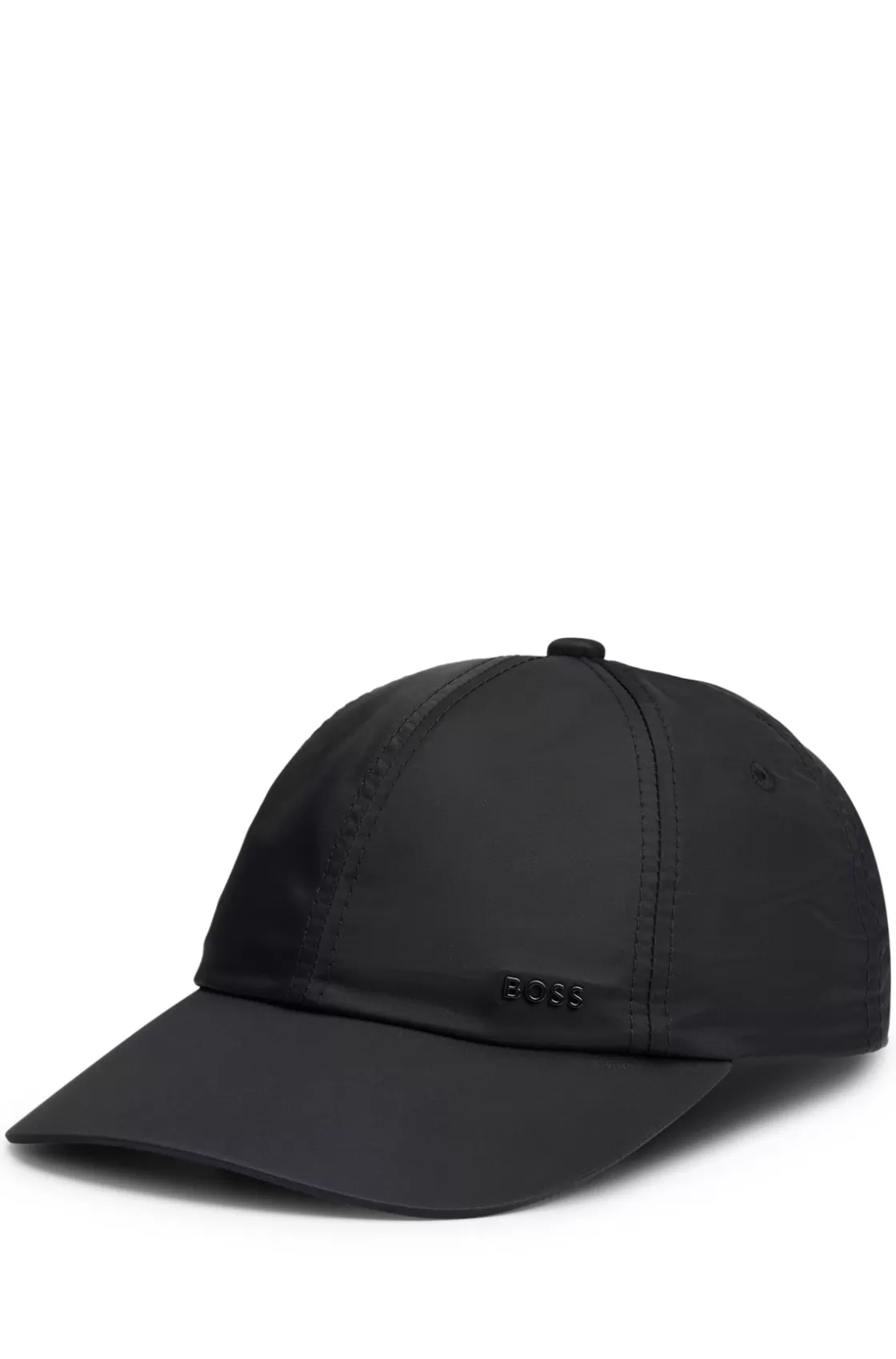 HUGO BOSS Water-repellent Six-panel Cap With Metal Logo Black Best